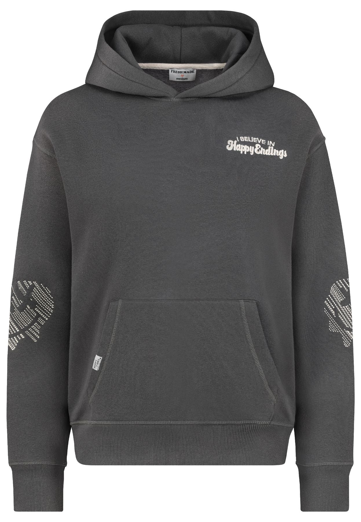 DOB Sweat, langarm, Kapuze mit Abnä
