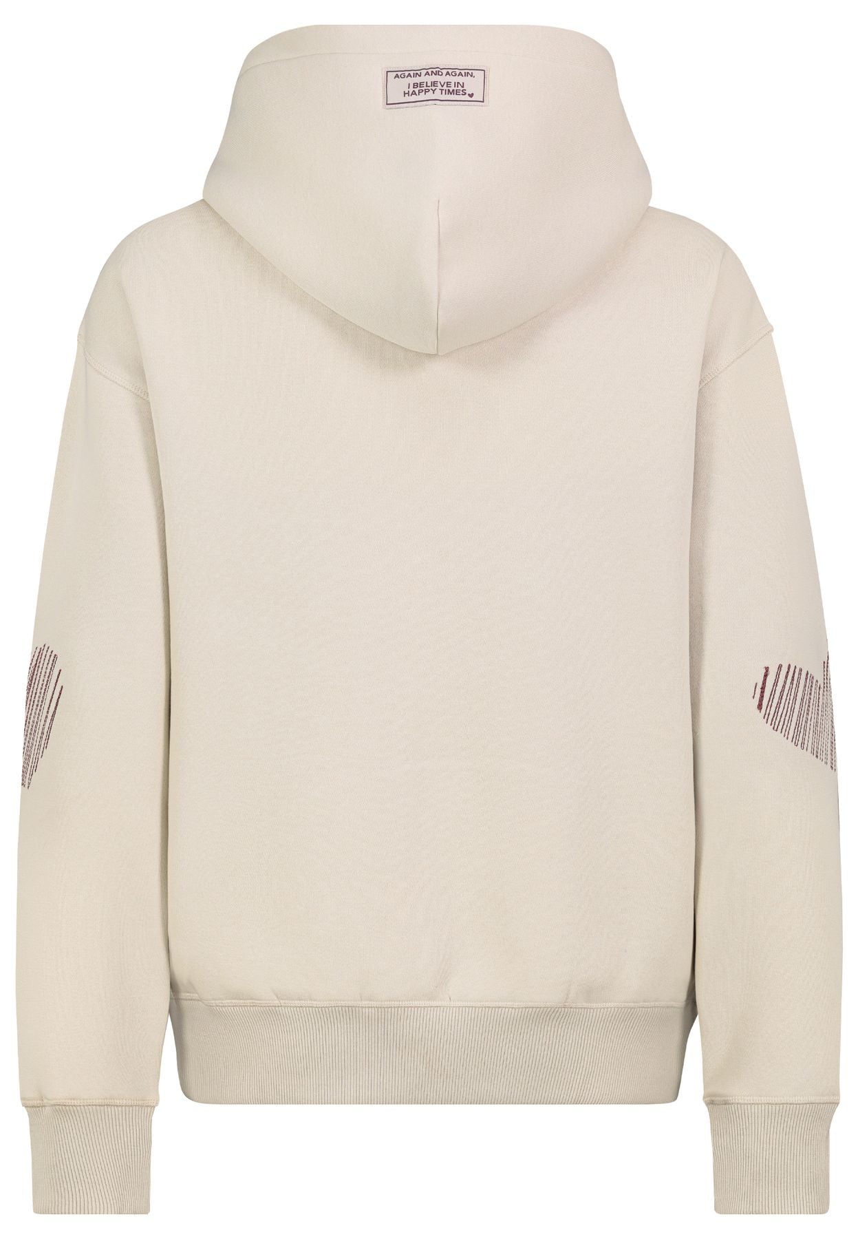 DOB Sweat, langarm, Kapuze mit Abnä