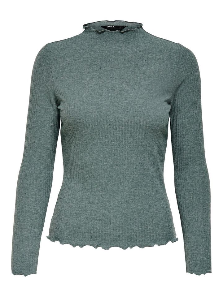ONLEMMA L/S HIGH NECK TOP NOOS JRS balsam green