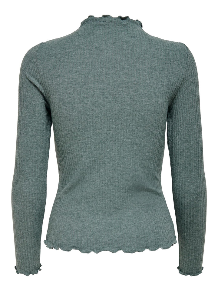 ONLEMMA L/S HIGH NECK TOP NOOS JRS balsam green