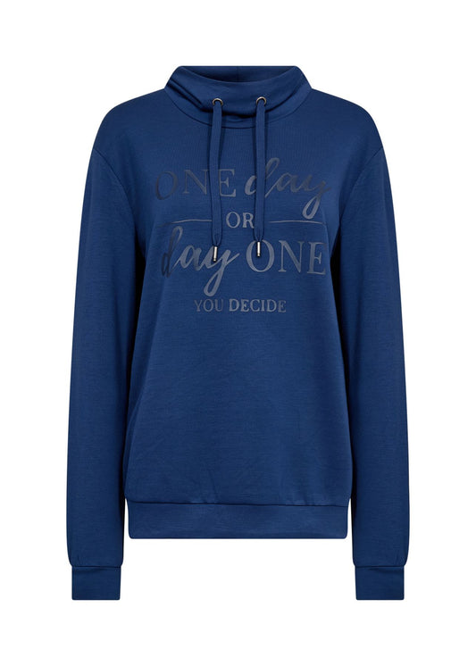 Sweatshirt Damen Stehkragen