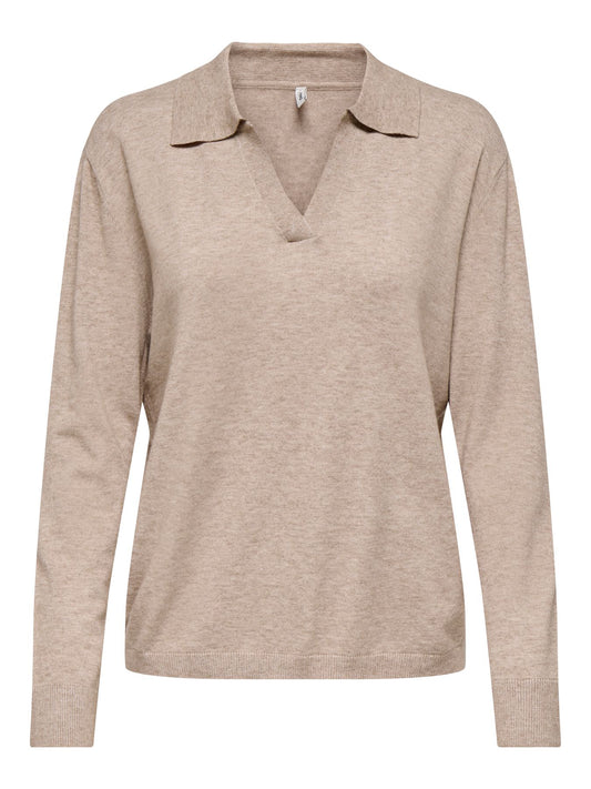 ONLIBI LIFE LS POLO PULLOVER KNT NC
