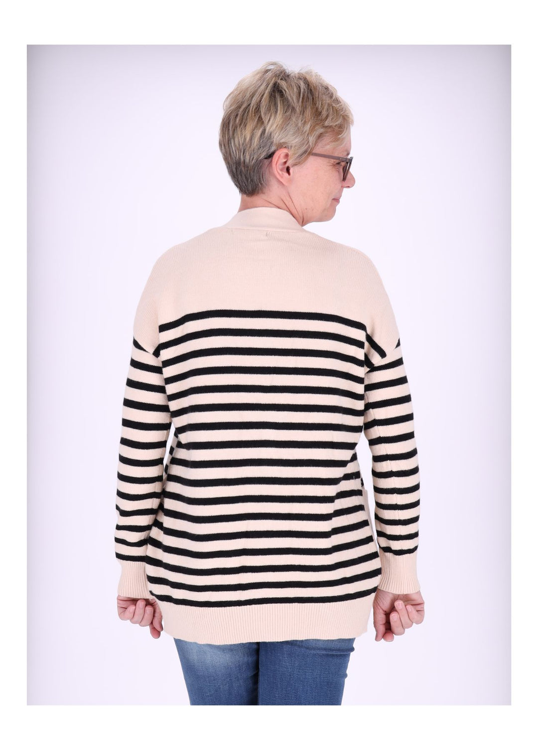 Strickjacke Ringel Damen