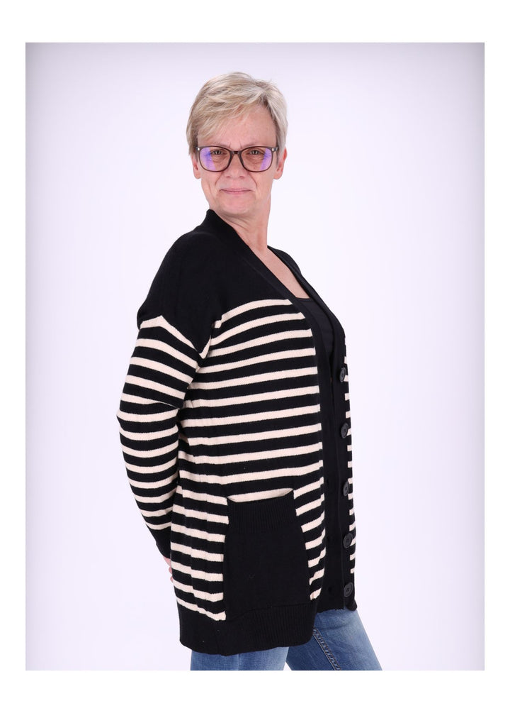 Strickjacke Ringel Damen