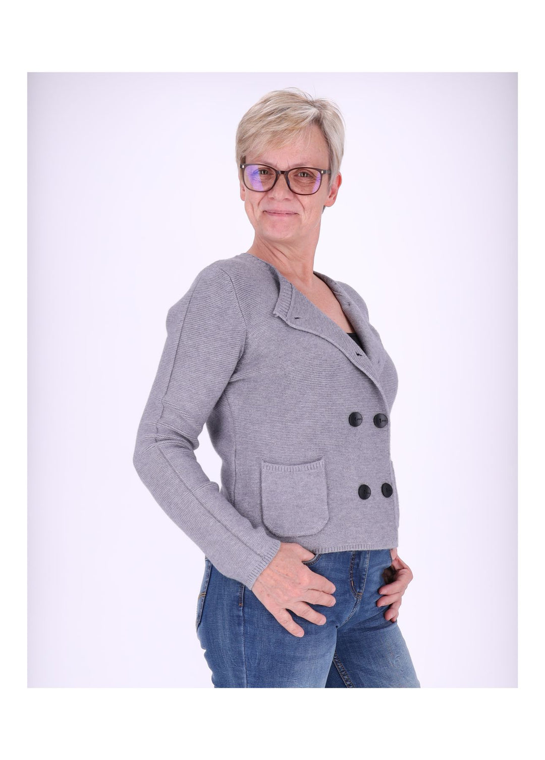 Strickjacke Damen Zweireier
