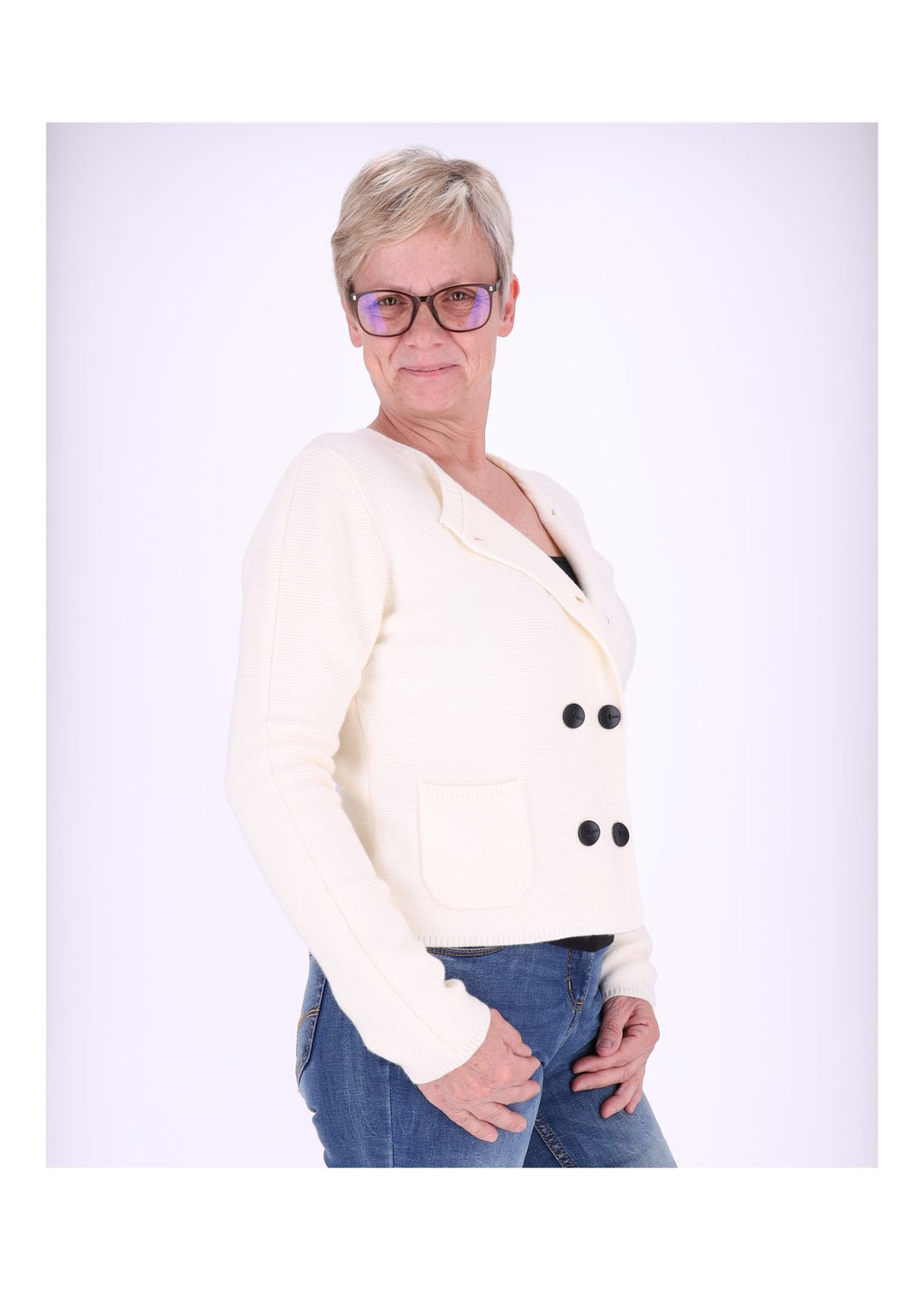 Strickjacke Damen Zweireier