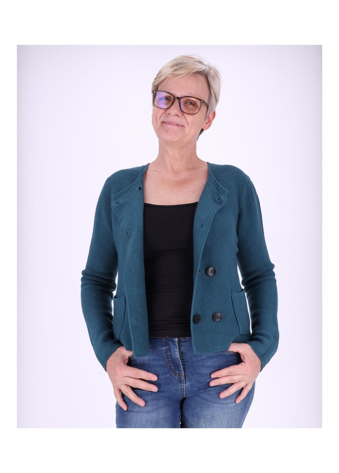 Strickjacke Damen Zweireier