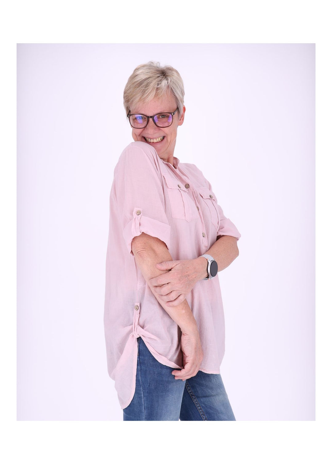 Splash of Color Blusenshirt Damen