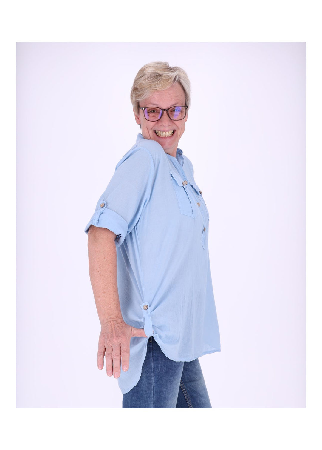 Splash of Color Blusenshirt Damen
