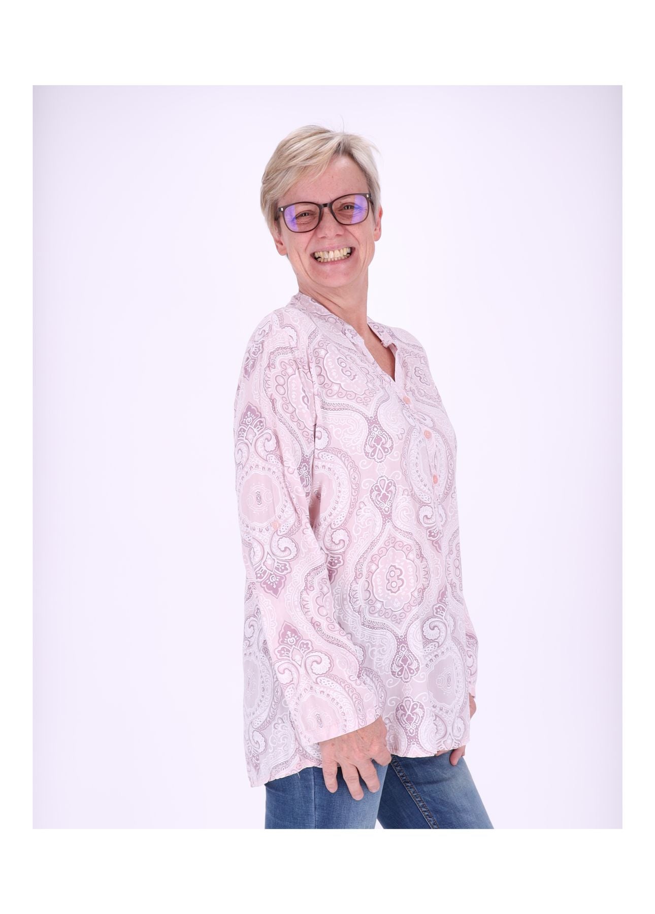 Blusenshirt AOP
