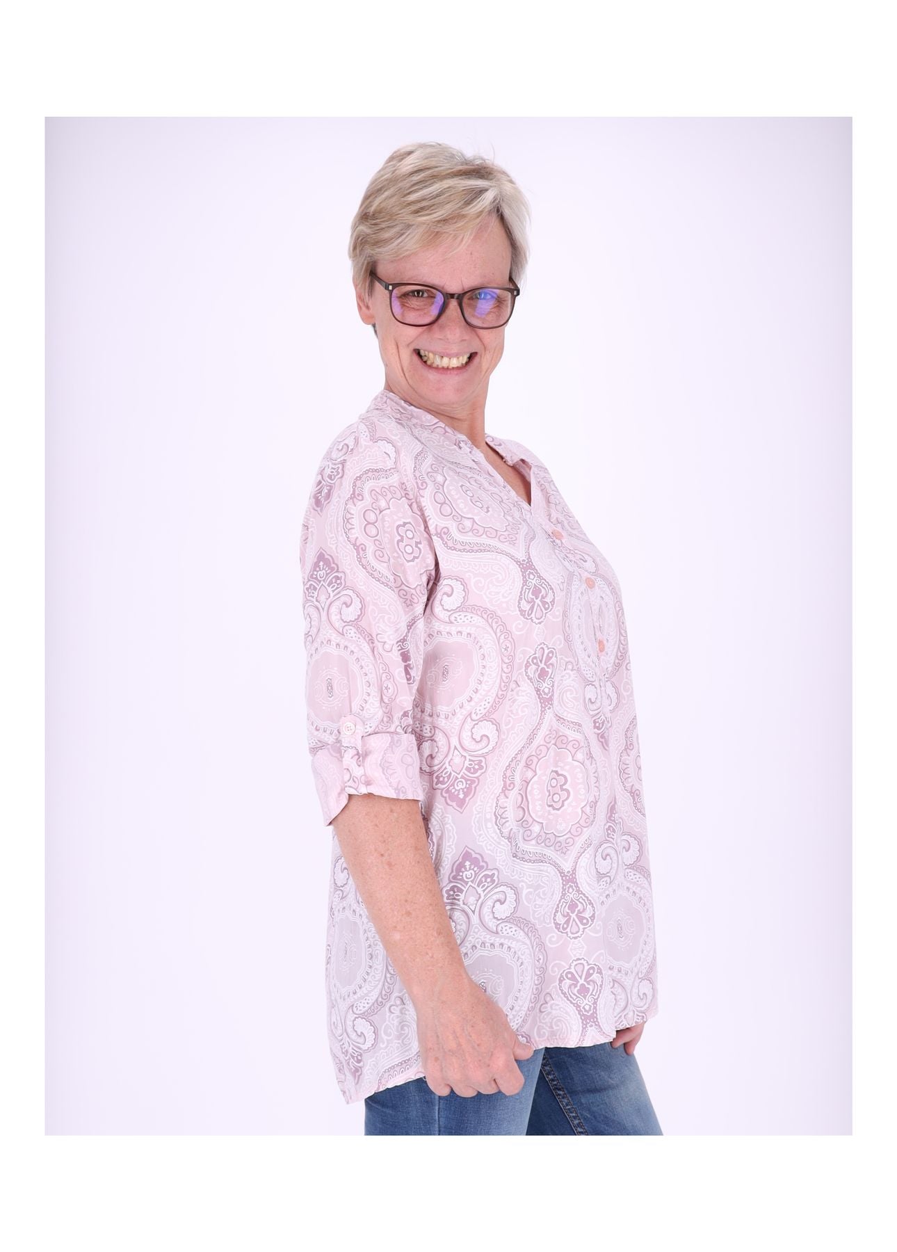 Blusenshirt AOP