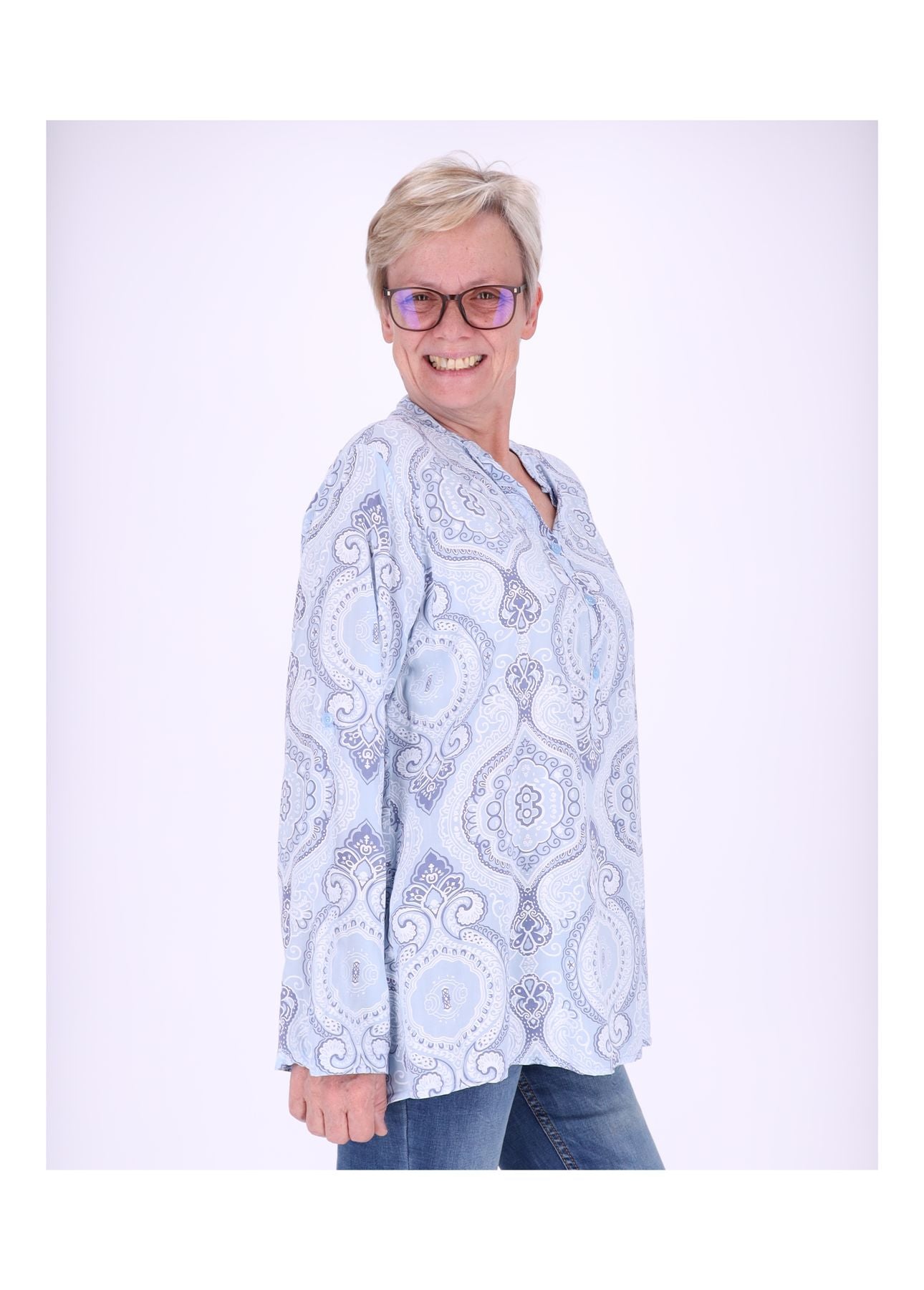 Blusenshirt AOP