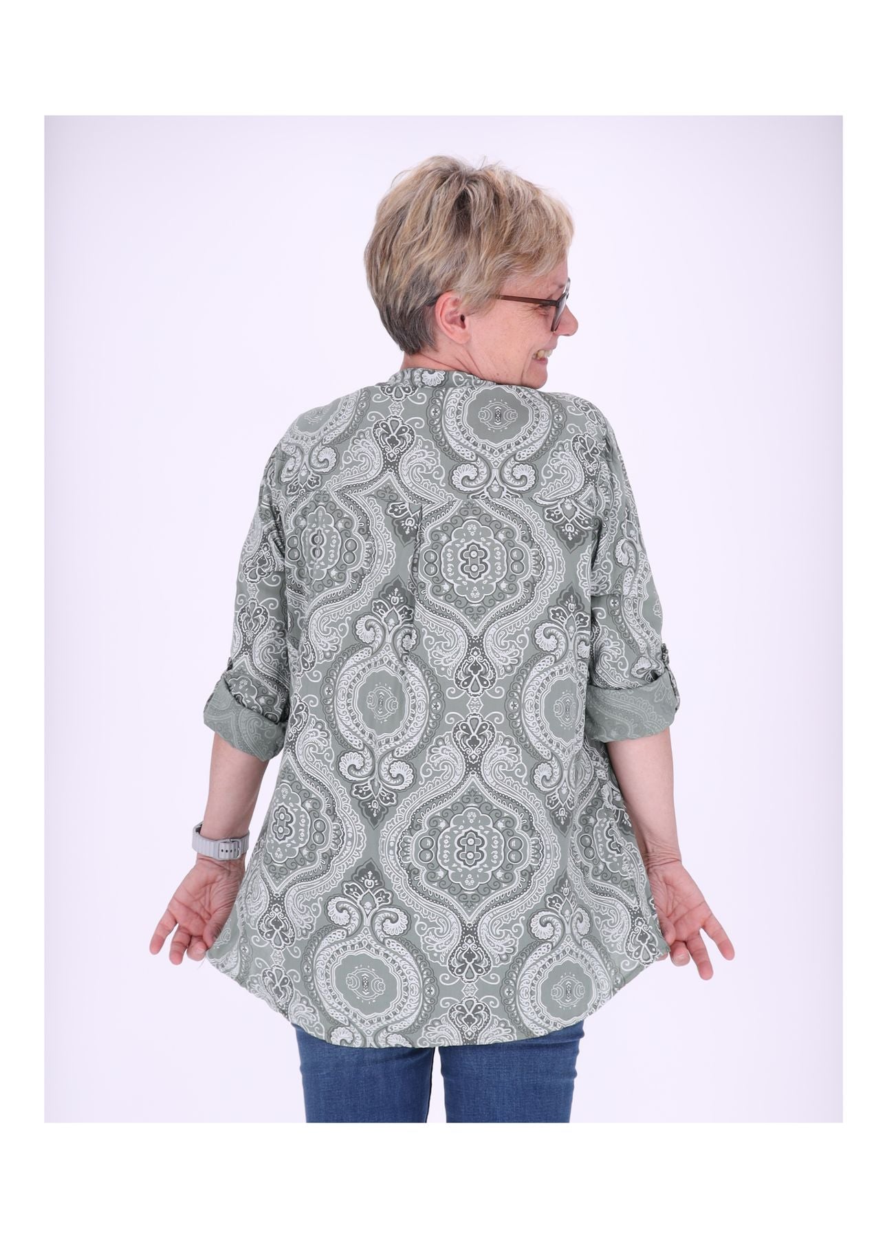 Blusenshirt AOP