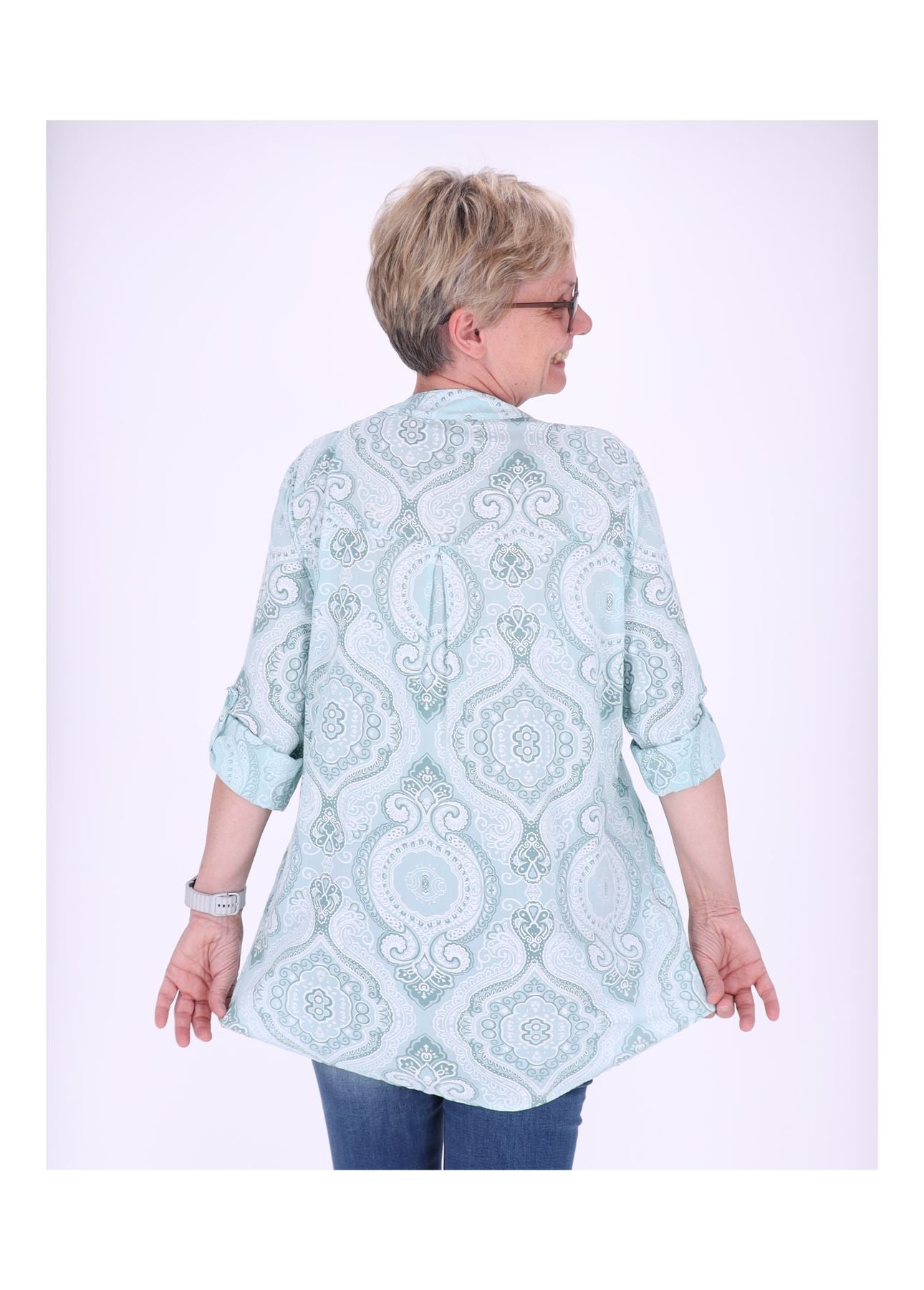 Blusenshirt AOP