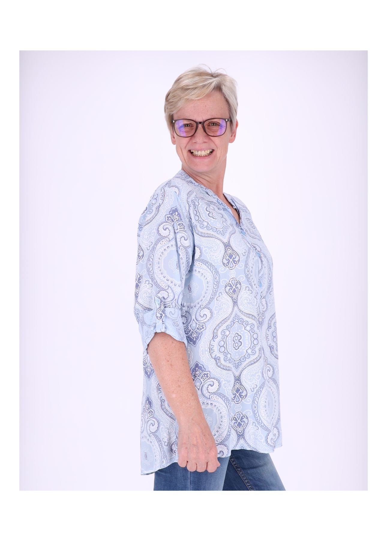 Blusenshirt AOP