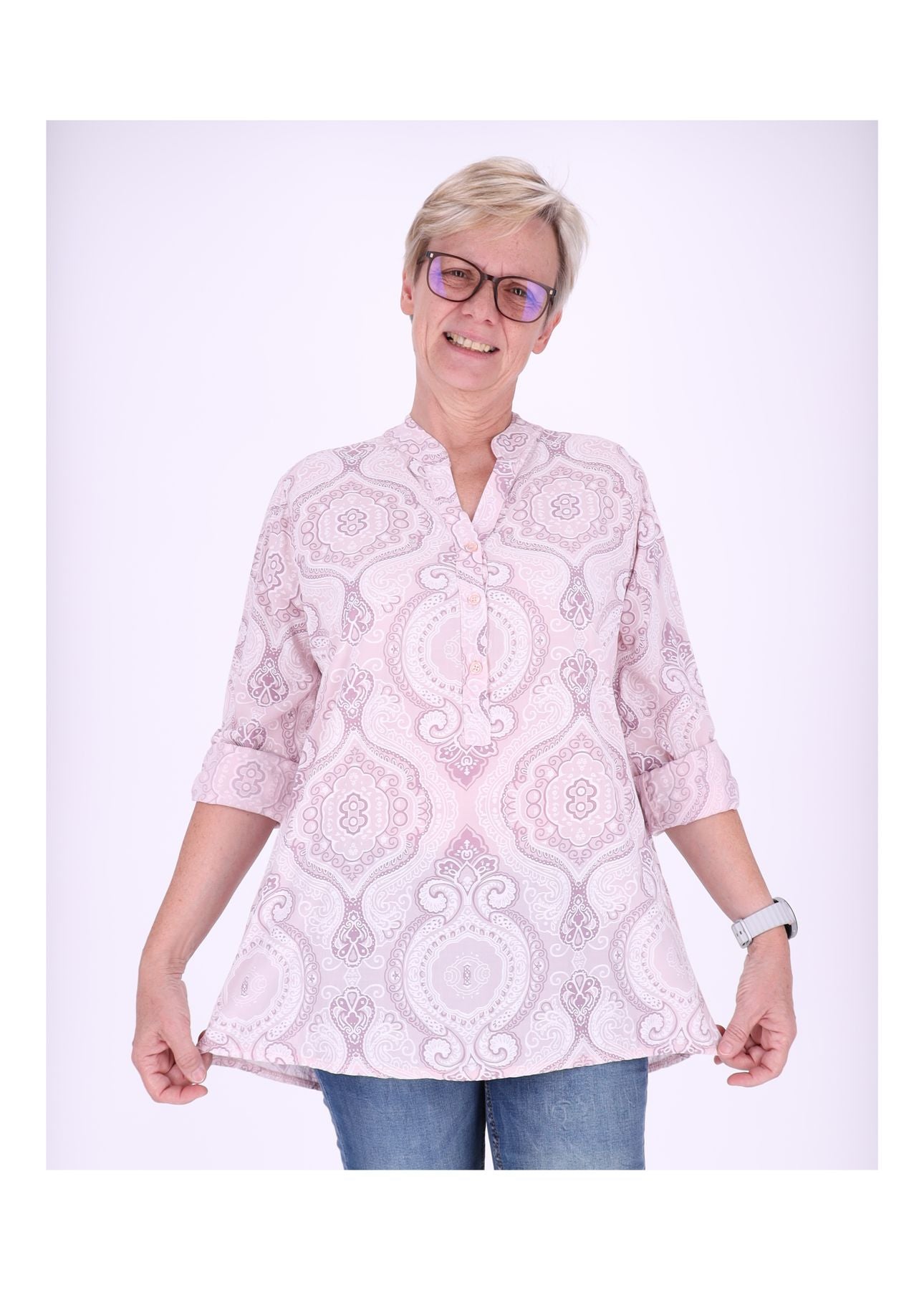 Blusenshirt AOP