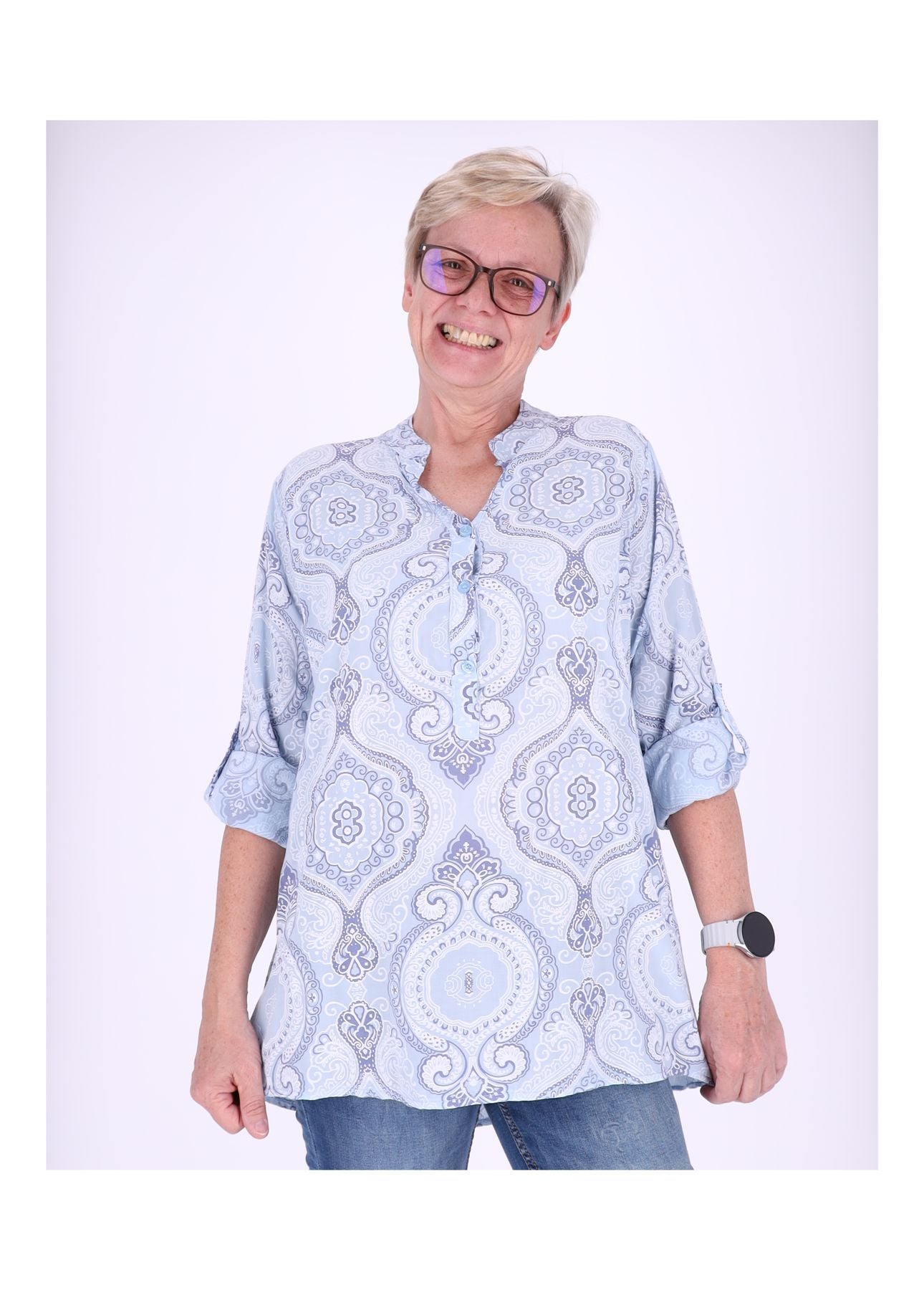 Blusenshirt AOP