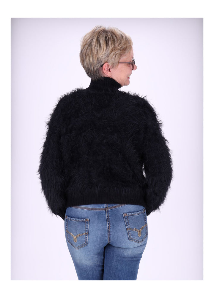 Strickjacke Damen Boa-Style