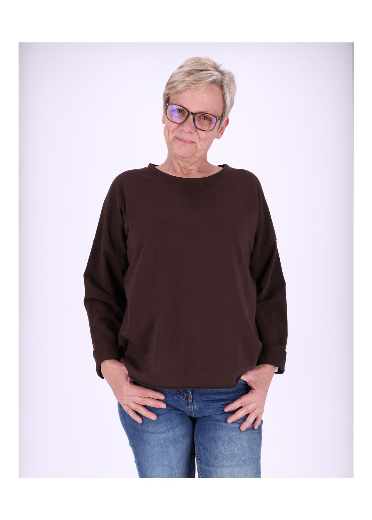 Sweatshirt Damen Raglanärmel
