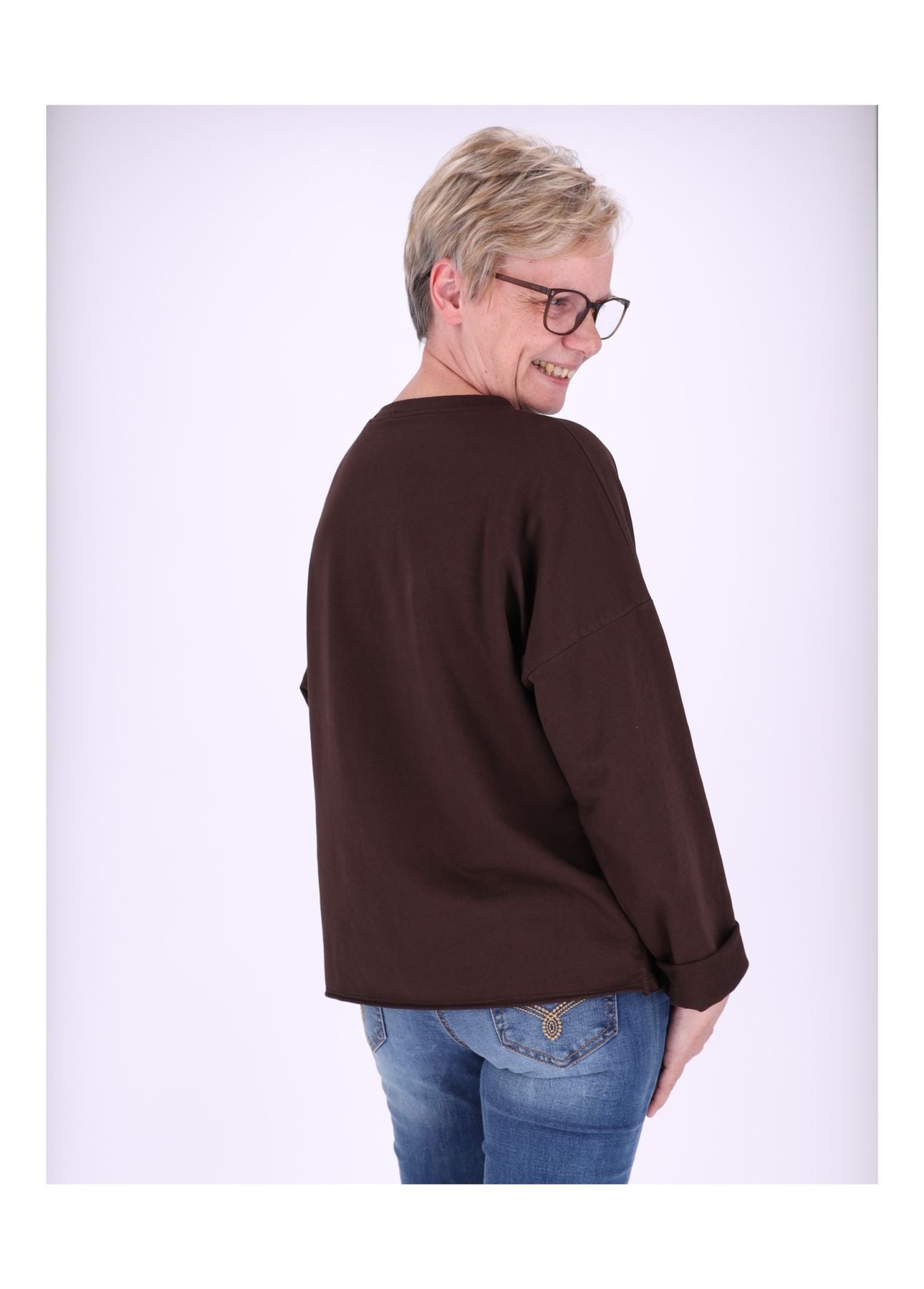 Sweatshirt Damen Raglanärmel