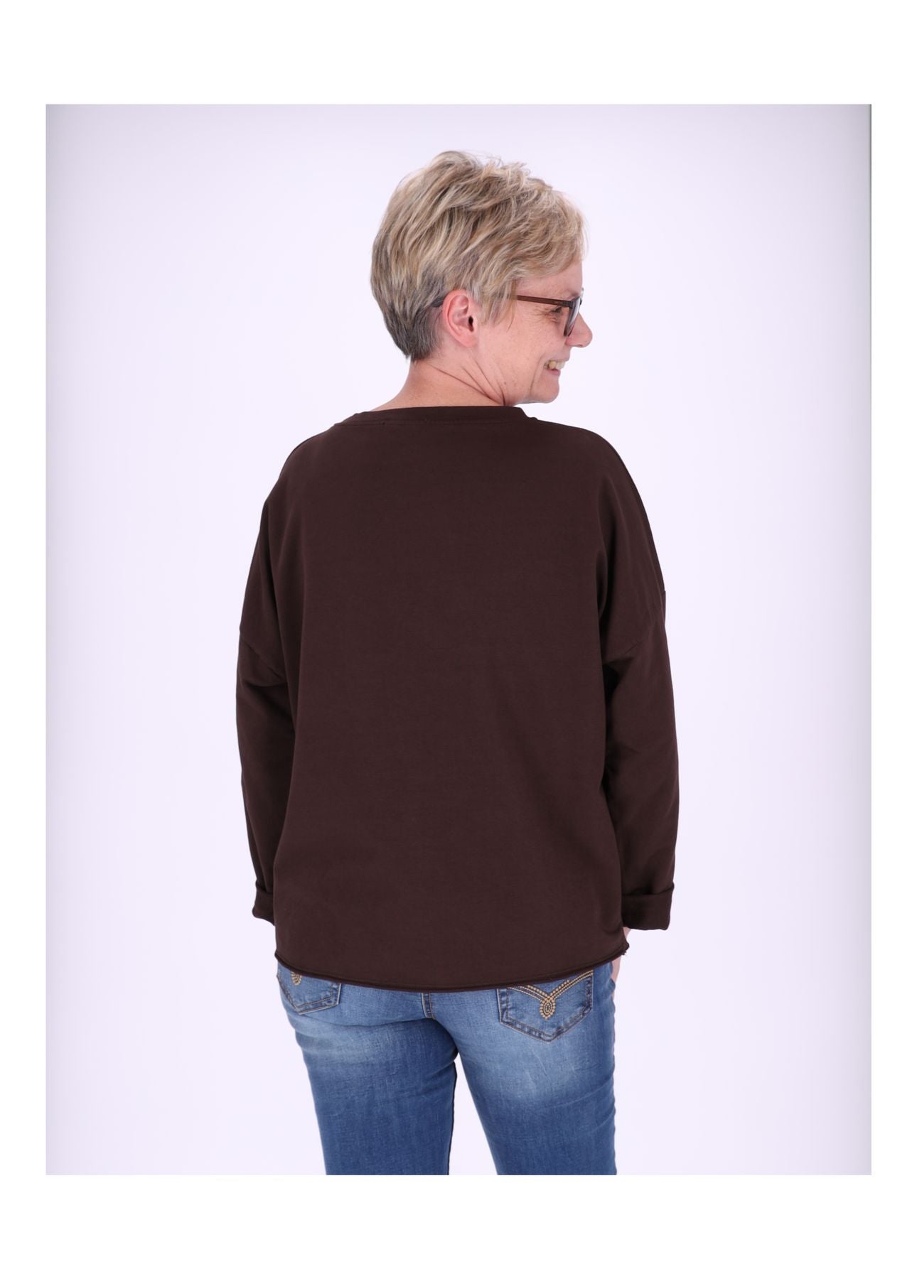 Sweatshirt Damen Raglanärmel