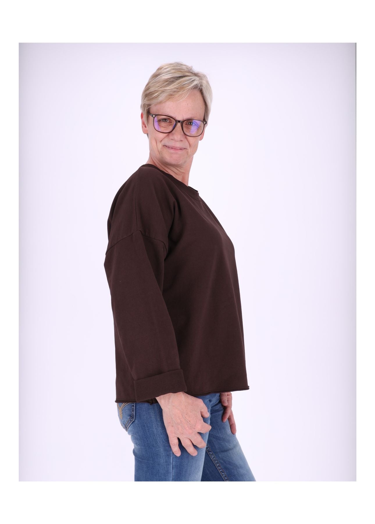 Sweatshirt Damen Raglanärmel