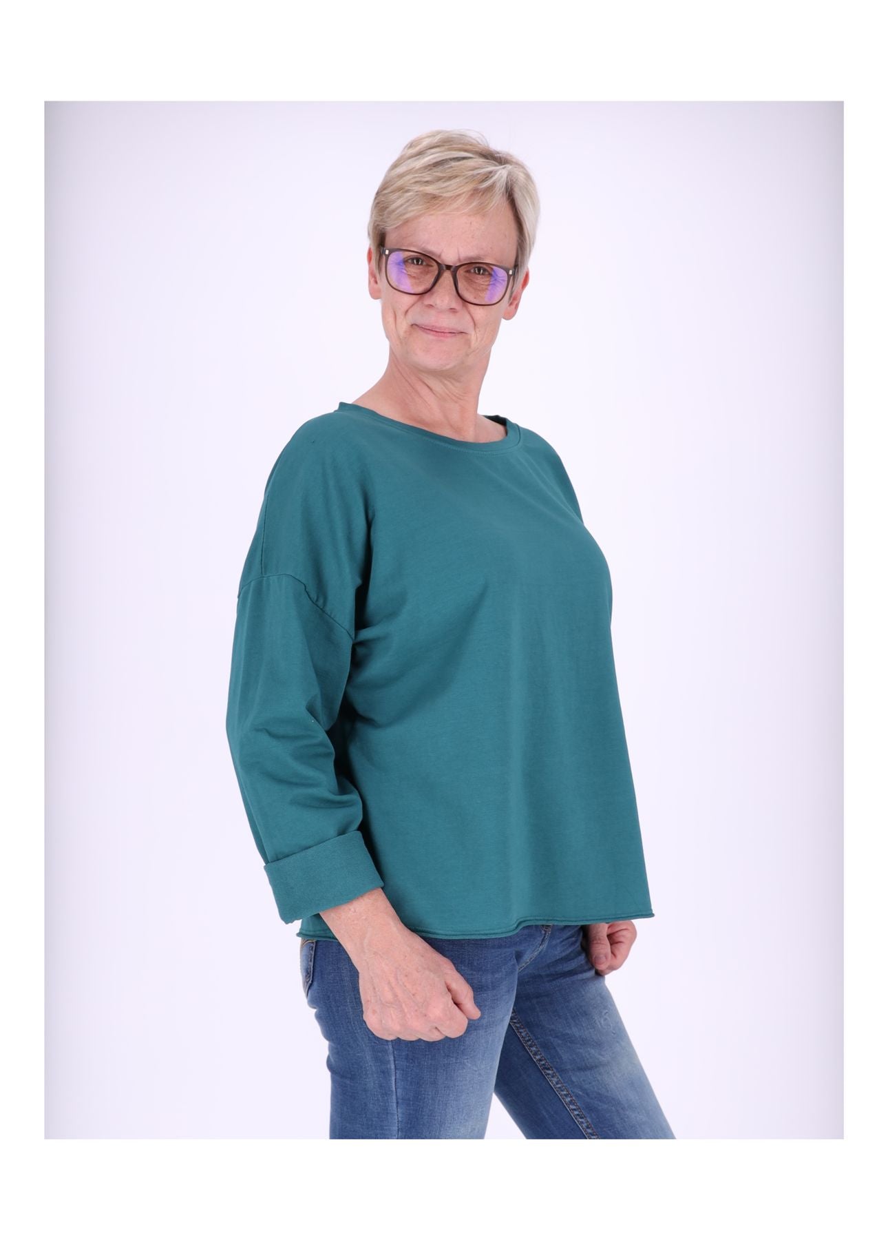 Sweatshirt Damen Raglanärmel