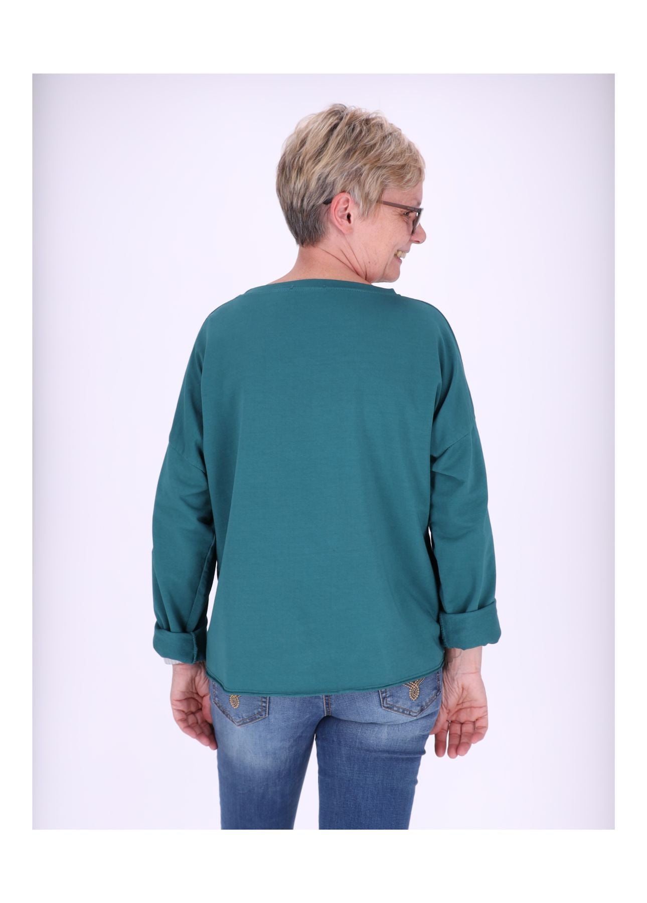 Sweatshirt Damen Raglanärmel