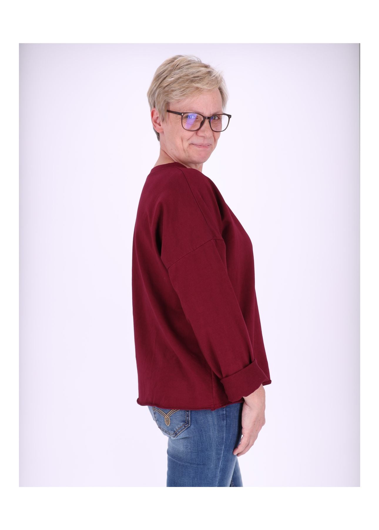 Sweatshirt Damen Raglanärmel
