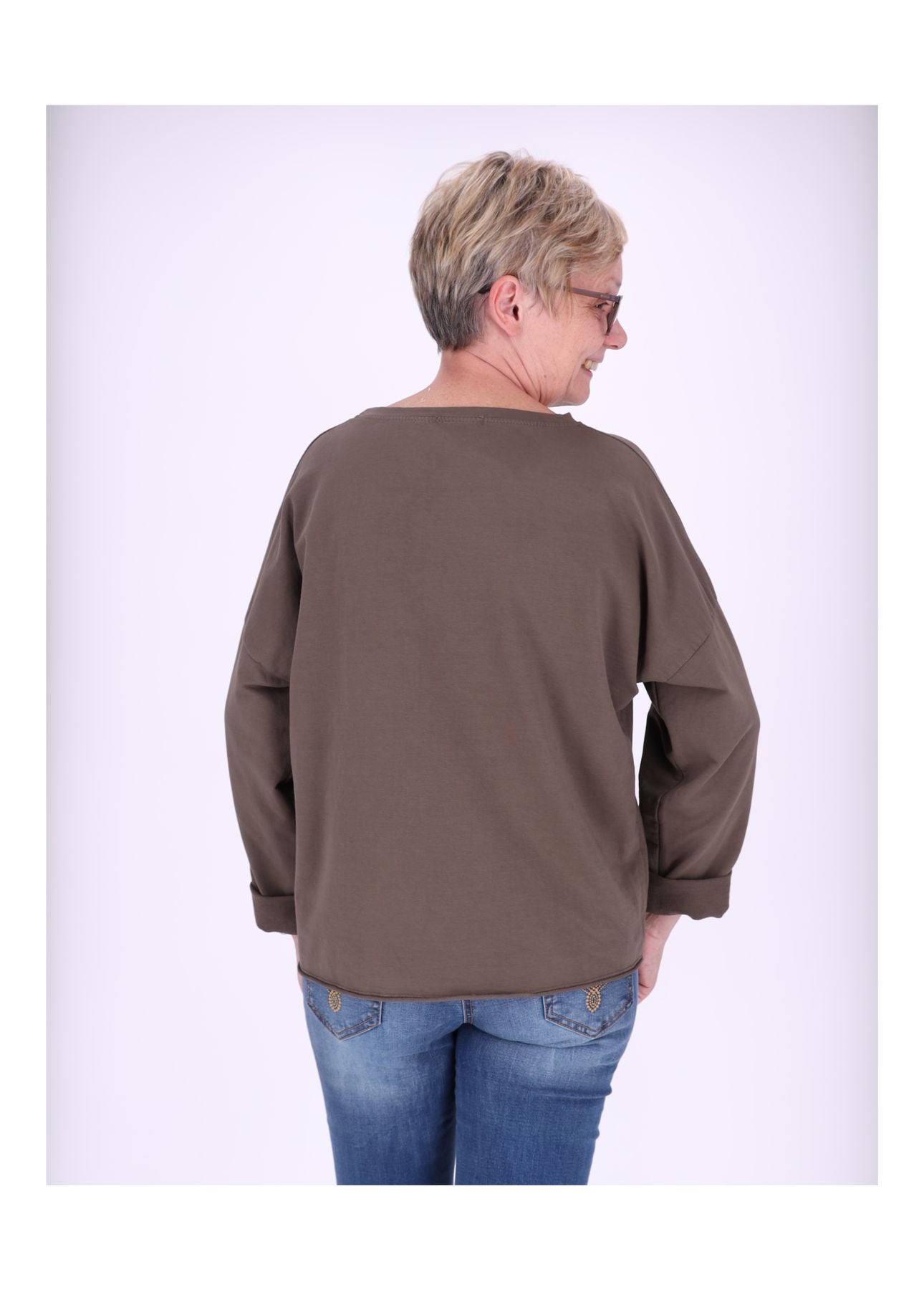 Sweatshirt Damen Raglanärmel