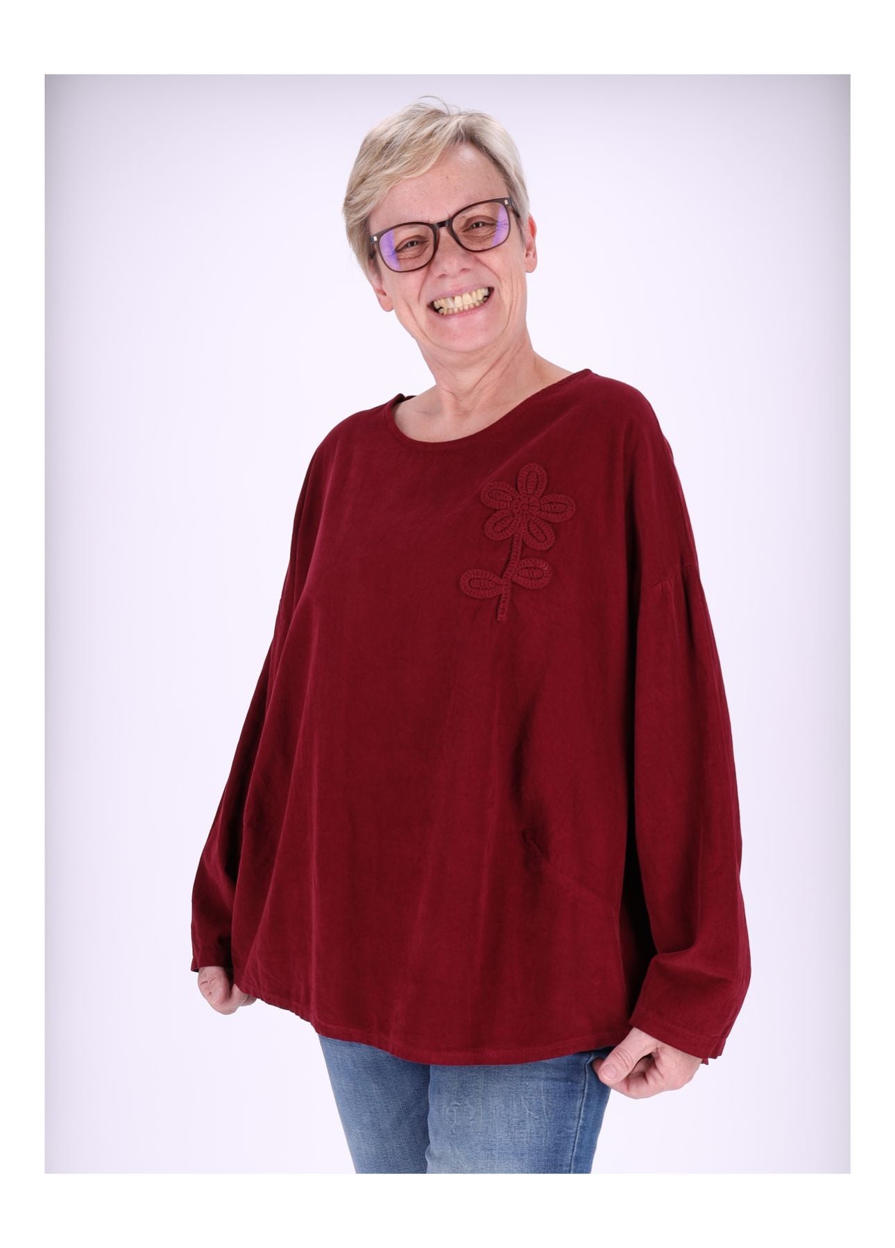 Damen Shirt Babycord