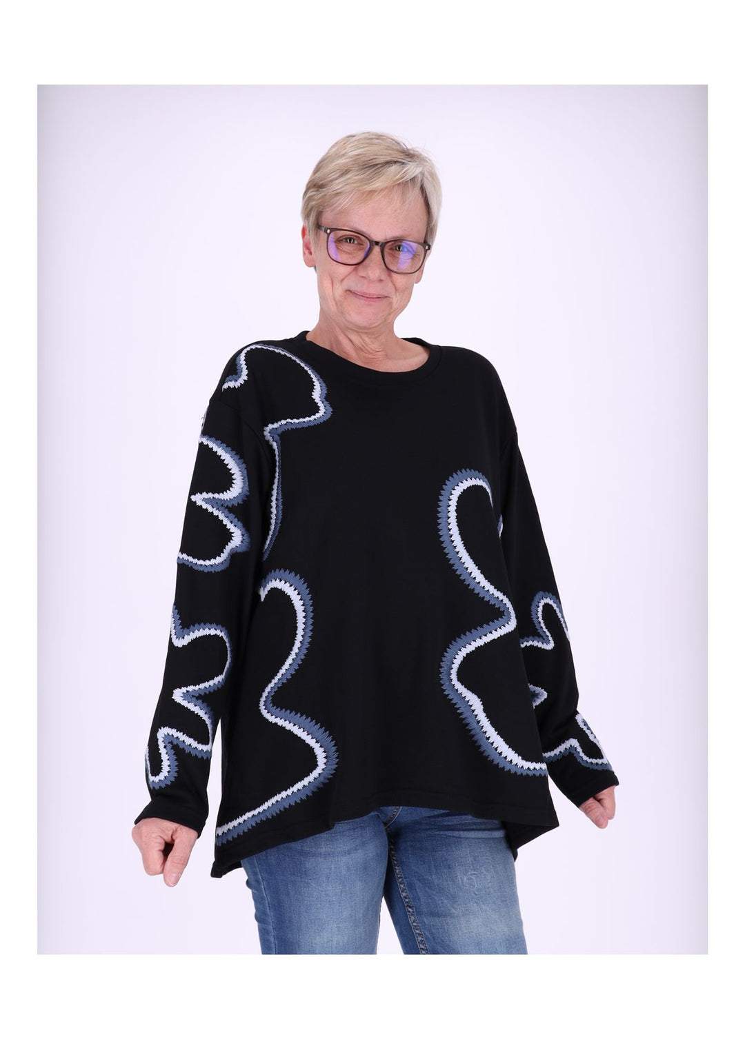 My Dress Damen Sweatshirt Blüte