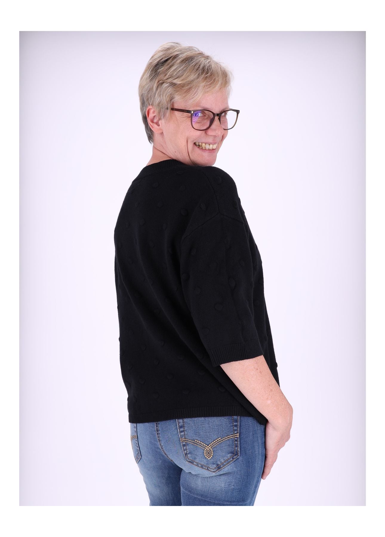 Strick Damen Kurzarm