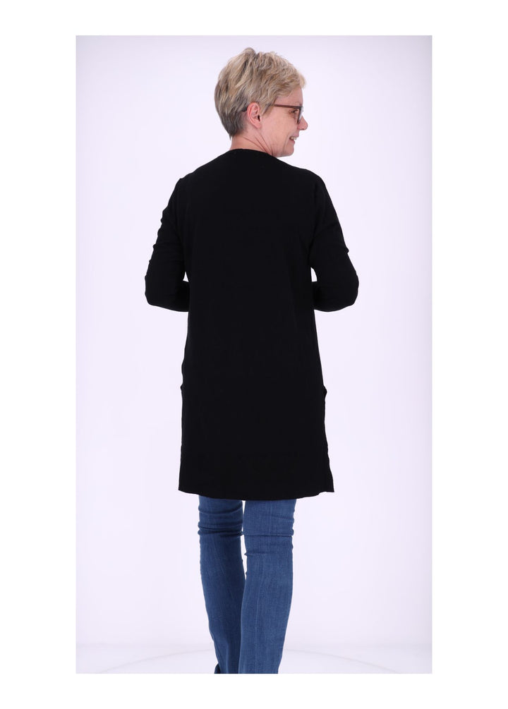 Strickjacke Damen offen melange