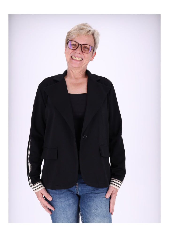 Sweatblazer Damen Bündchen