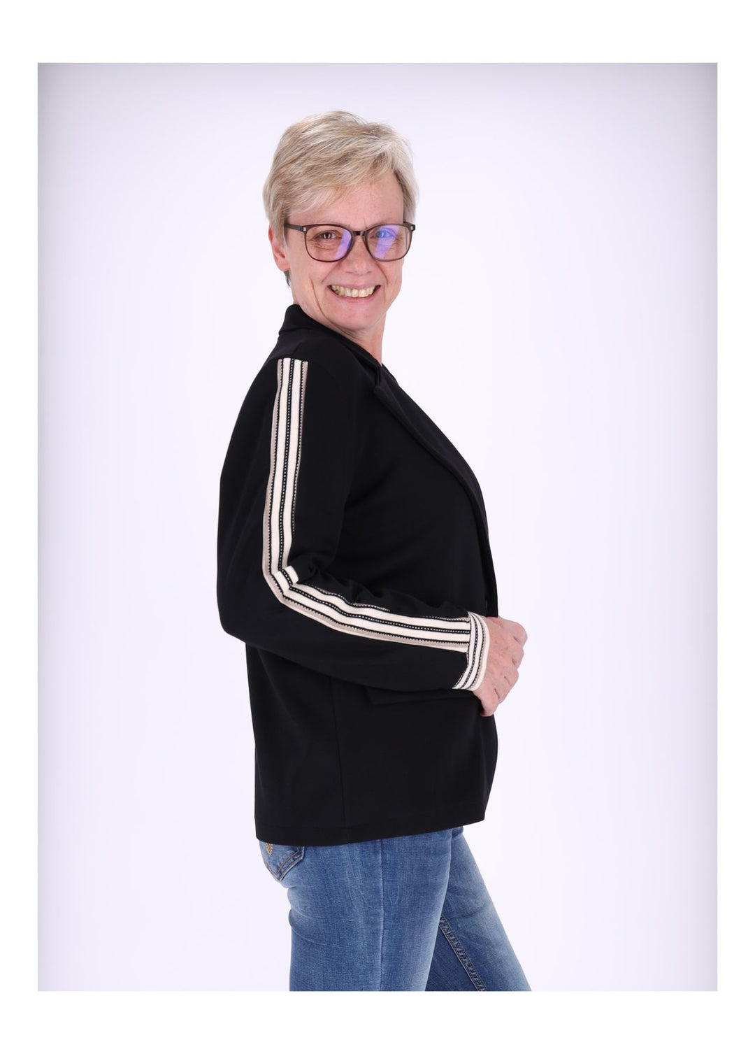 Sweatblazer Damen Bündchen