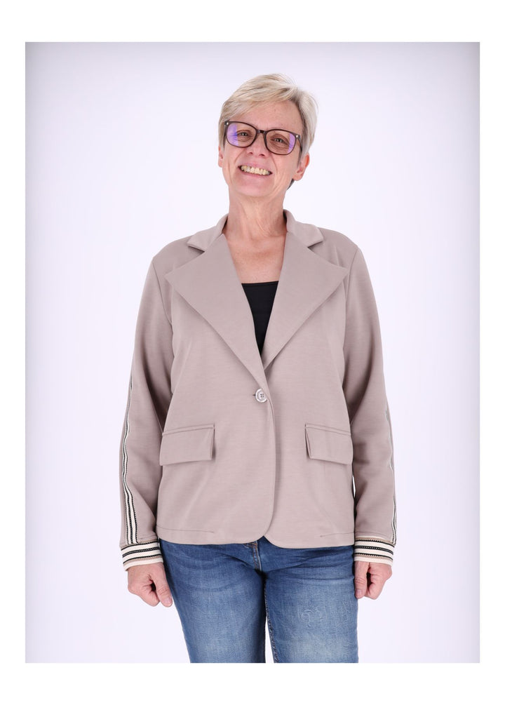 Sweatblazer Damen Bündchen