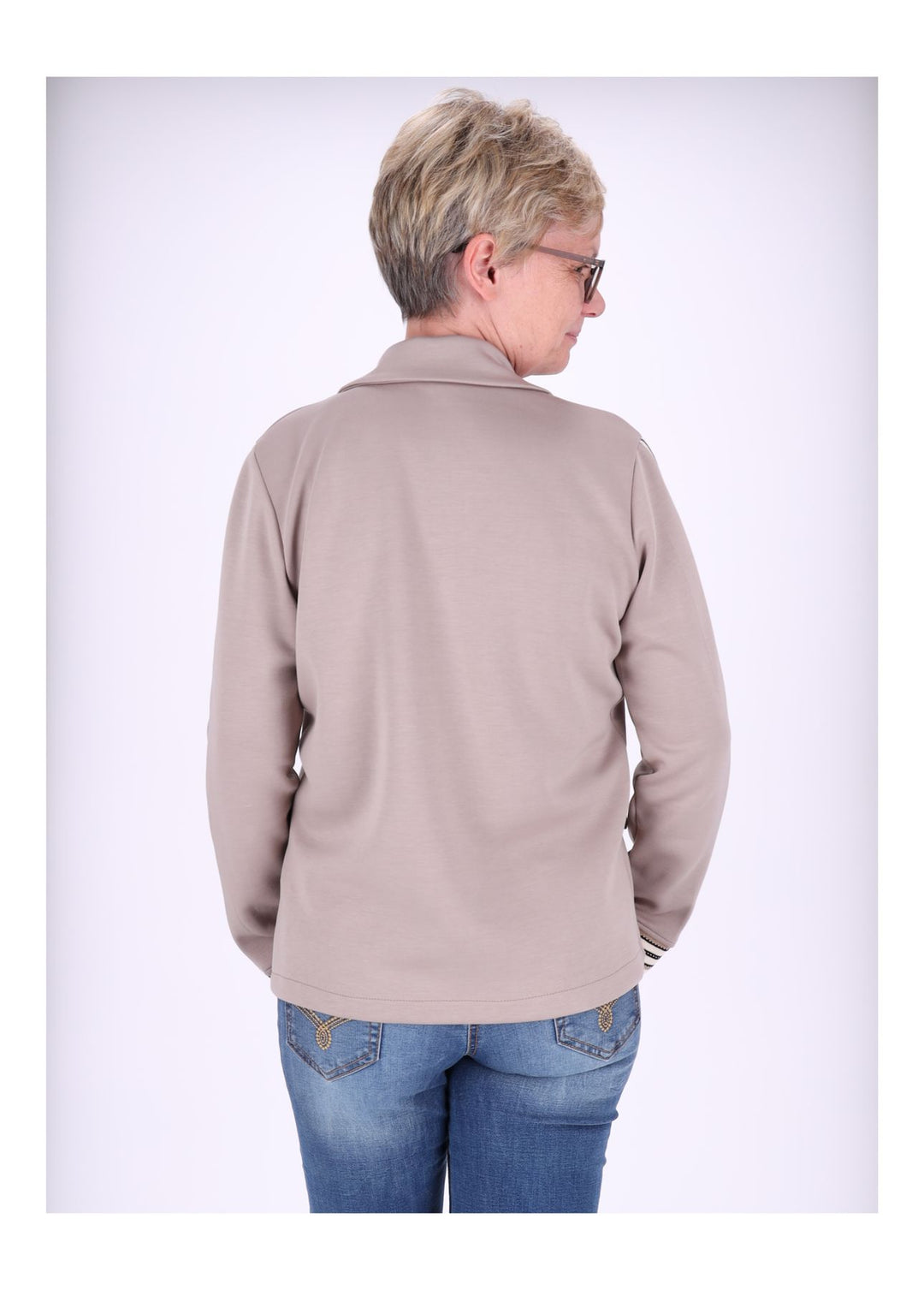 Sweatblazer Damen Bündchen