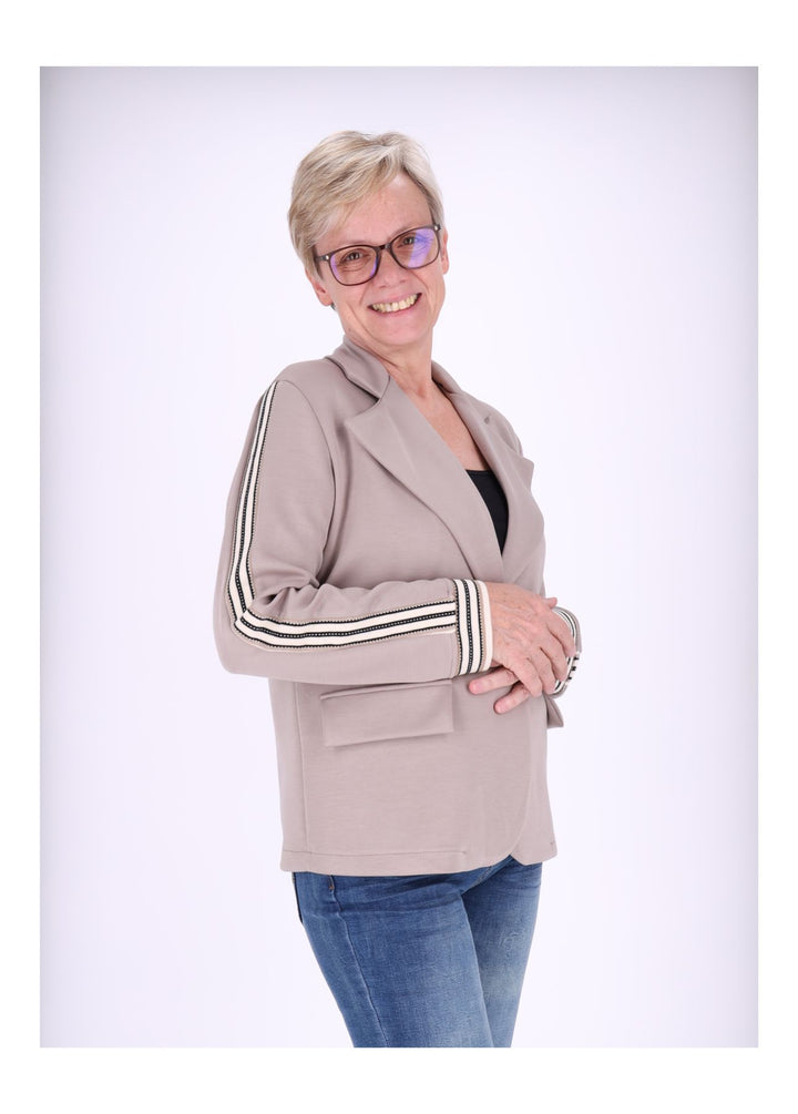 Sweatblazer Damen Bündchen