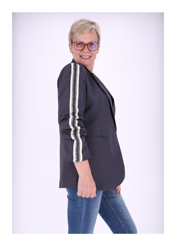 Blazer Damen geraffter Arm