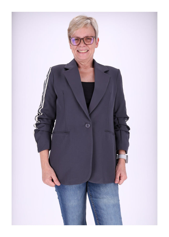 Blazer Damen geraffter Arm