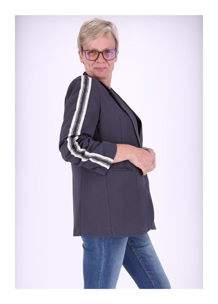 Blazer Damen geraffter Arm