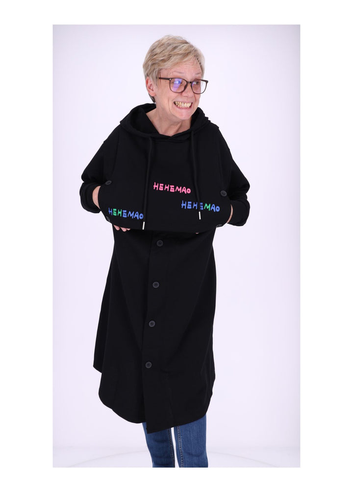Sweatkleid Kapuze