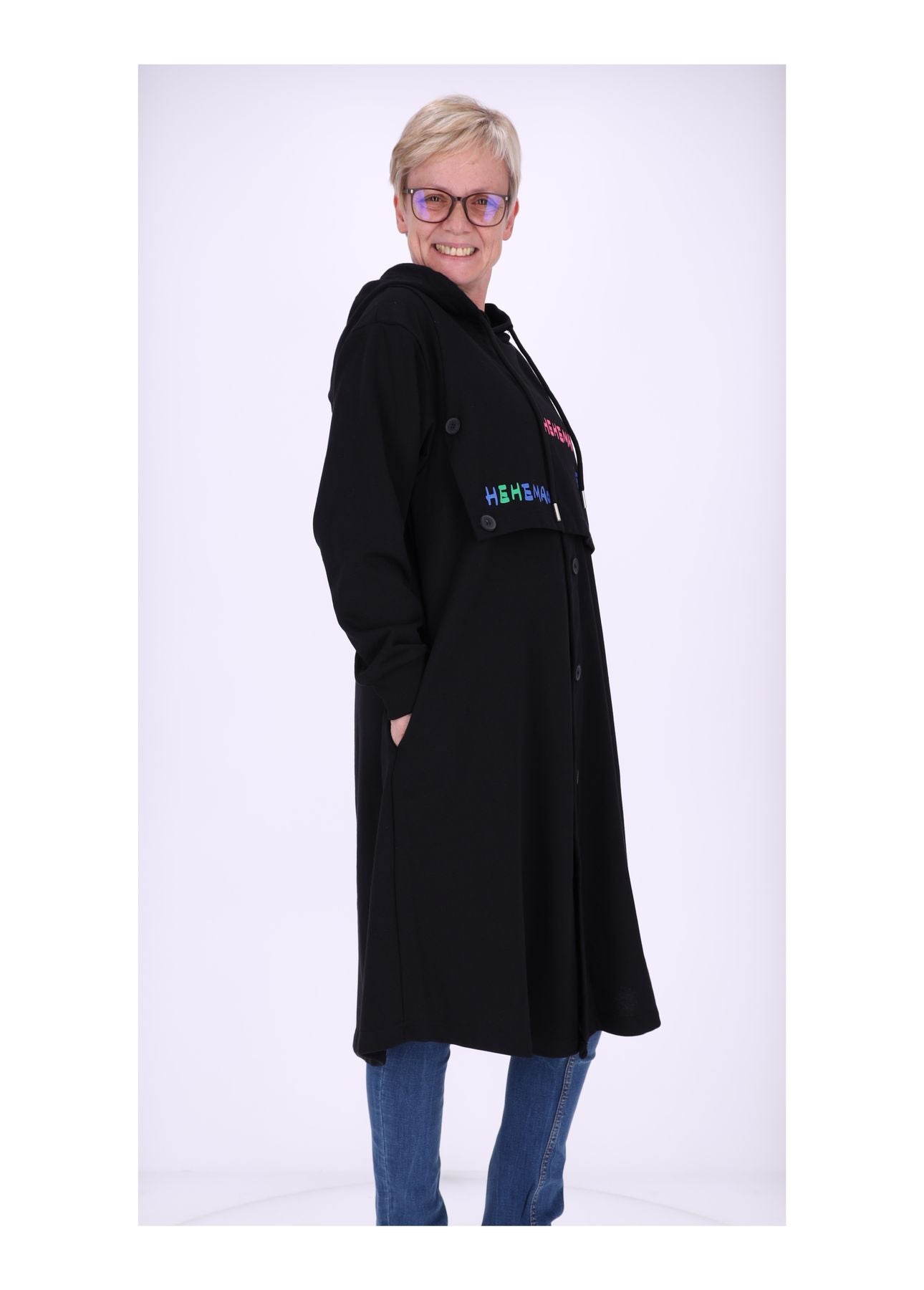 Sweatkleid Kapuze