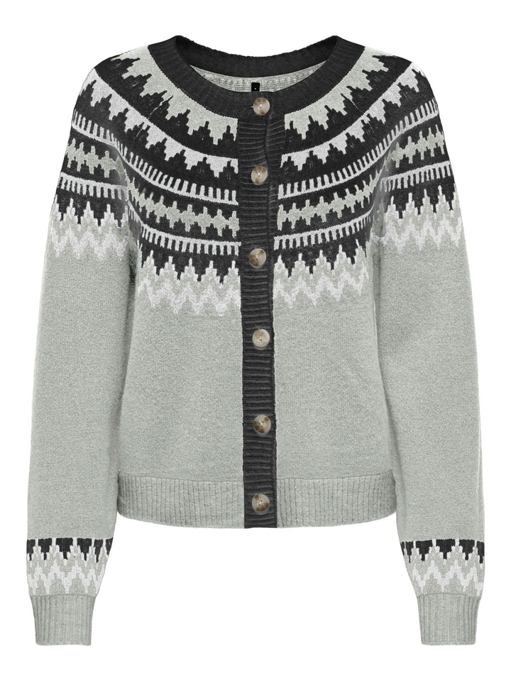 Damen ONLHELENA LS JQ O-NECK CARDIGAN CC