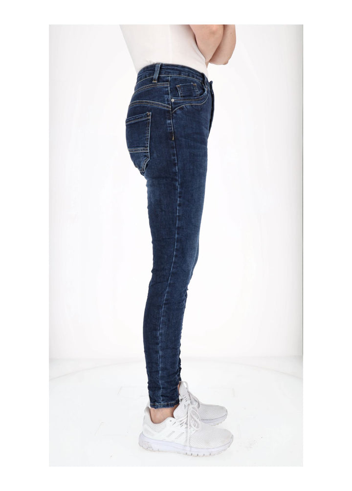 Damen Jeans Skinny Knopfleiste