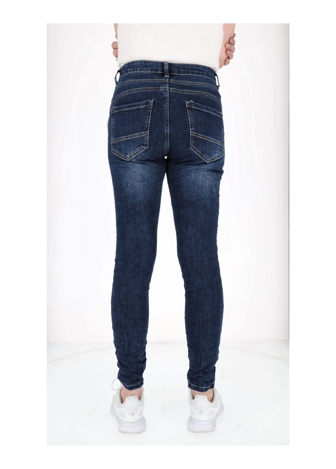 Damen Jeans Skinny Knopfleiste