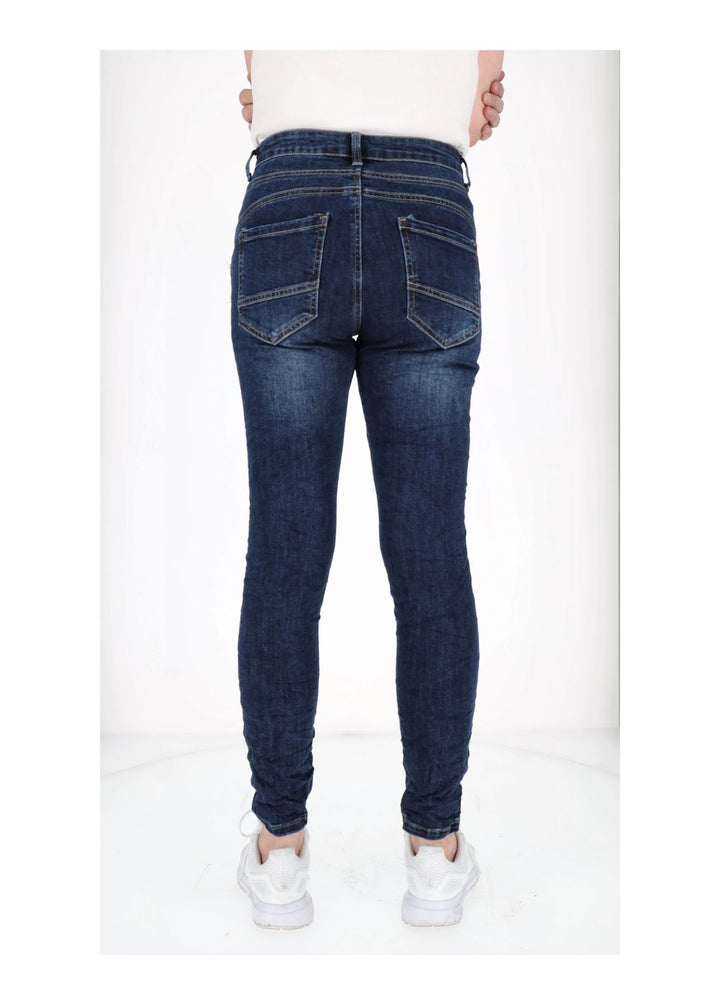 Damen Jeans Skinny Knopfleiste