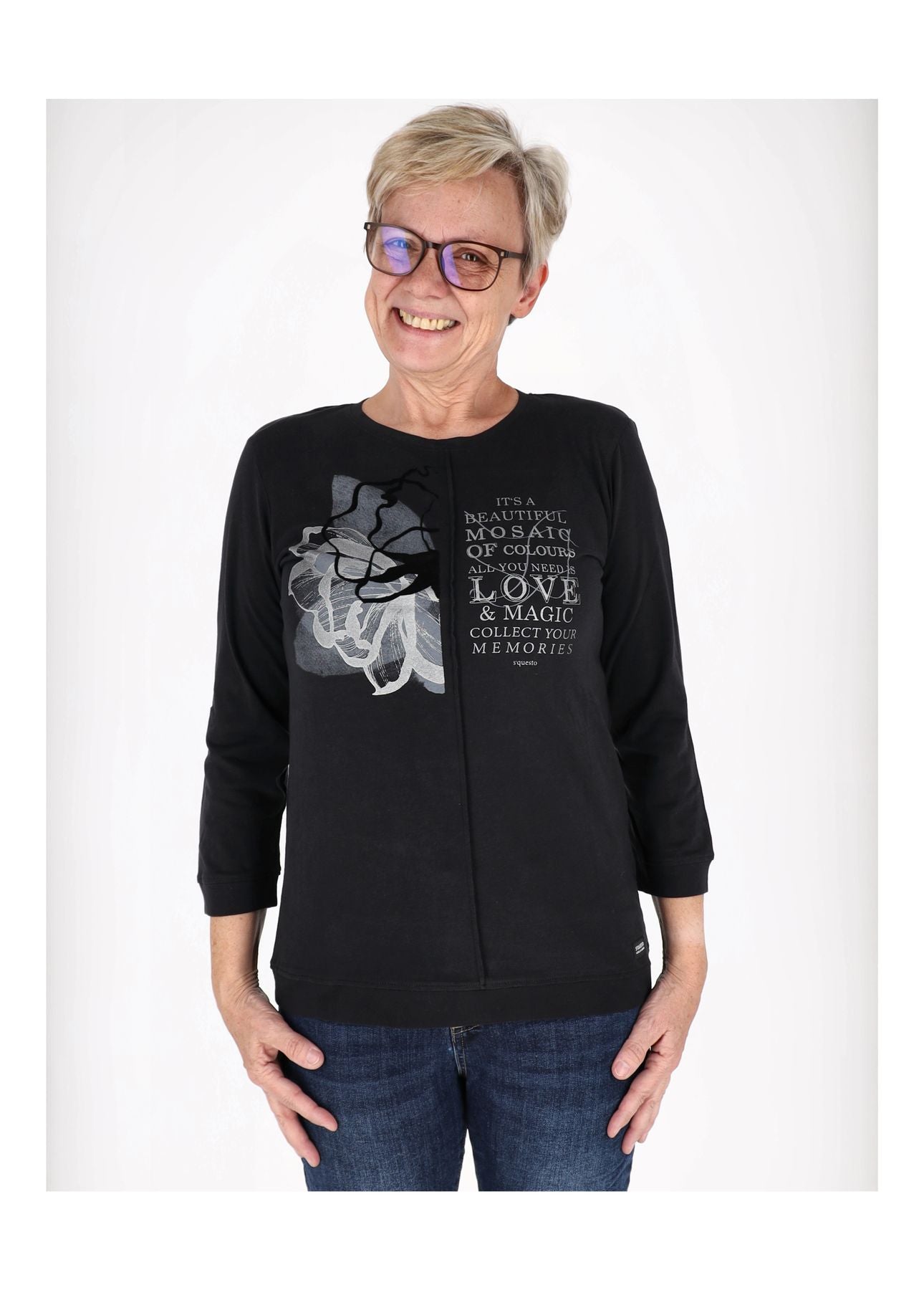 Damen Shirt 3/4