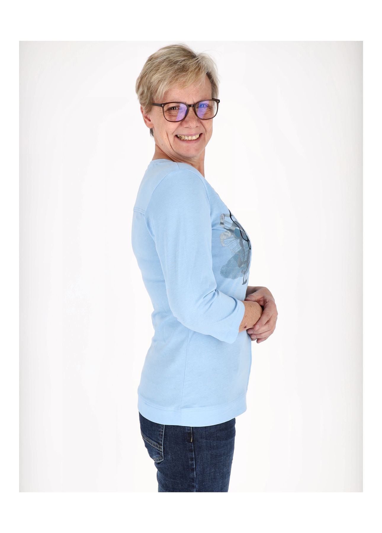 Damen Shirt 3/4